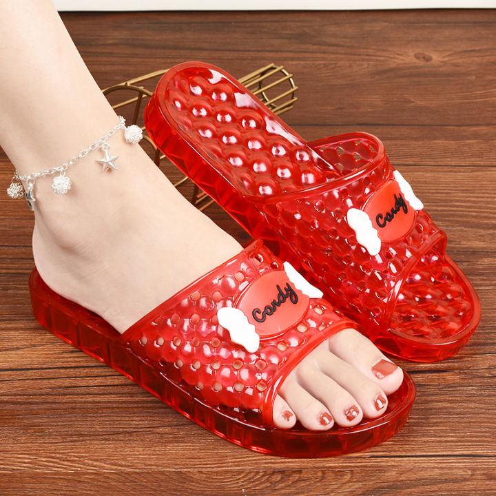 Crystal%20Transparent%20Slippers%20Women's%20Indoor%20Bath%20Household%20Non-Slip%20Slippers%20Summer%20Outdoor%20Wear%20Middle-Aged%20and%20Elderly%20Mom%20Shoes%20-%20Image%204