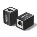 UGREEN Network Connector RJ45 10Gbps Extend Network Signal Ethernet Extender Connector For Cat8 7 6A 6 5E Network Cable Coupler Female to Female. 