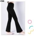 Children's Pants Dance Pants Practice Boys And Girls Slim Cotton Latin Dance Jazz Dance Black Bell Bottom Trousers. 