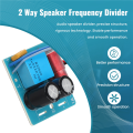Audio Speaker Frequency Divider Treble Bass 2 Unit Crossover. 