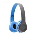Anrushide Stereo P47 Headset 5.0 Bluetooth Headset Folding Series Wireless Luxury Sports Game Headset for HuaWei XiaoMi Expansion head beam. 