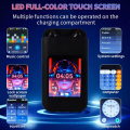 Large Screen Touch Earphone Large Battery Multiple Function In Ear Style Headphone Flashlight 8000mAH Power Bank Music Game. 