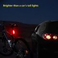 Bike Bicycle Light LED Front Rear Light USB Rechargeable MTB Cycling Safety Warning Flashlight Tail Lamp Bicycle Accessories-04 red light. 