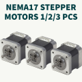 Stepper Motor NEMA17 MINEBEA High Quality High Torque 1/2/3 Pieces For CNC Machine, 3D Printer ,Arduino , Factory Automation , Diy Projects. 