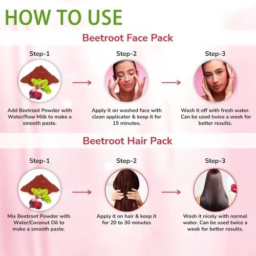 Blenz%20Beauty%20Beetroot%20Powder%20Face%20Mask%20&%20Hair%20Pack%20%20100g%20-%20Image%205