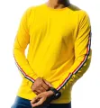 Yellow Color Long Sleeve Men's T Shirt New Style Material 160GSM. 