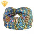 High Elastic Headband Boho Style Yoga Headband for Women Cross Knot High Elasticity Sweat Absorption Perfect for Sports Workouts. 