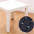 30Pcs/Set Non-slip Self Adhesive Furniture Rubber Table Chair Feet Pads Round Square Sofa Chair Leg Sticky Pad Floor Protectors Mat. 