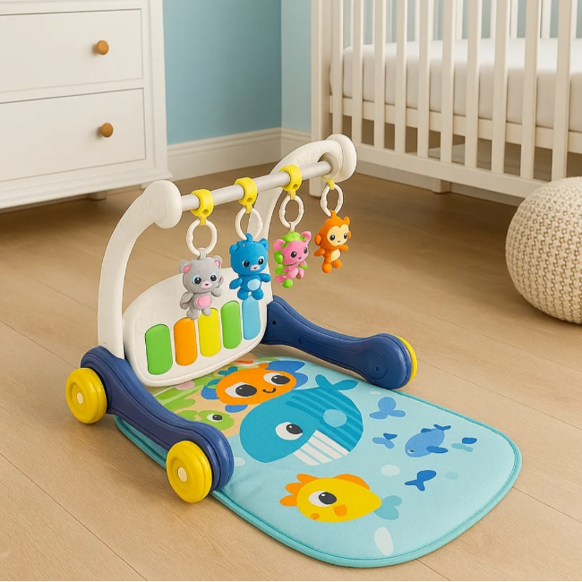 Baby Play Mat Walker Interactive Gym Activity Mat Piano for Baby | Daraz.lk