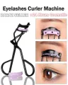 Fully Eyelashes Curler Eyelashes Curling Machine For Women And Girls Easy To Use At Home And Parlor Black Steel 10 Gram Pack Of 1. 