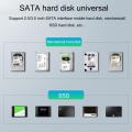 【black 】 1 Hard Disk Case SATA 3.0 2.0 HDD/SDD for Laptop External HDD Case. 