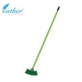 CURVED BATHROOM CLEANING BRUSH WITH 120CM PLASTIC COATED METAL HANDLE  - FEATHER BRAND. 