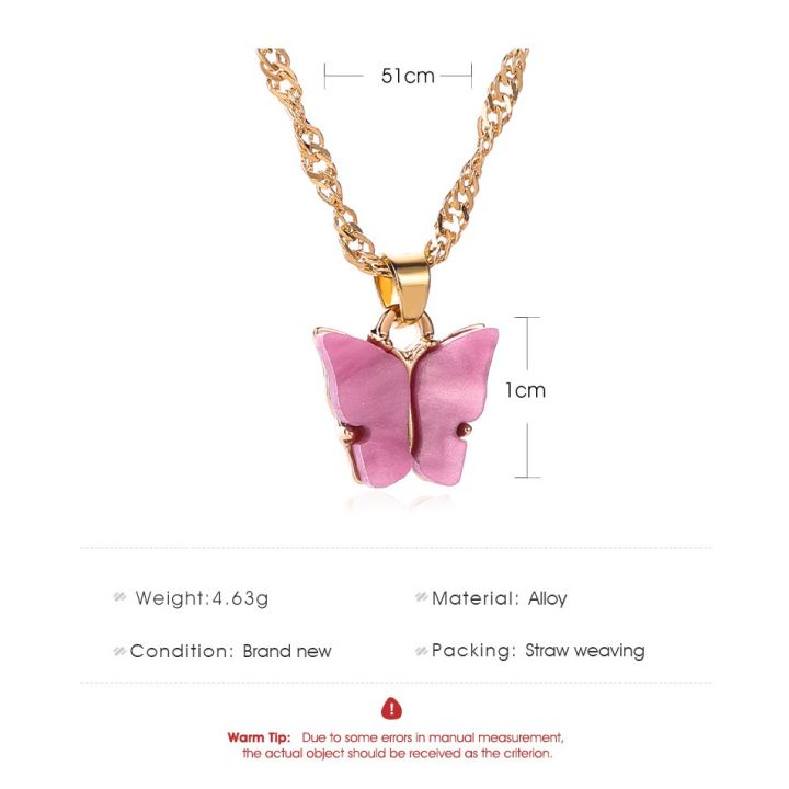 Cute%20Butterfly%20Pendant%20Necklace%20Korean%20Fashion%20Party%20Girl%20Adjustable%20Sweet%20Style%20Chain%20Necklace%20Jewelry%20Gifts%20-%20Image%203