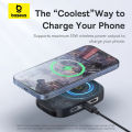 Baseus 15W MagPro II Series Ultra-Thin Magnetic Phone Cooler with Wireless Charger – Cosmic Black 6 Months Warranty. 