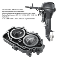 Outboard Engine Cylinder Head Cover 6E7-11111 00 94 Strong Sealing Fit for OUTBOARD 9.9HP 15HP 2 Stroke Boat. 