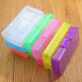 1 PC 10 cells Grid Adjustable Transparent Plastic Storage Box Earrings Jewelry Box. 