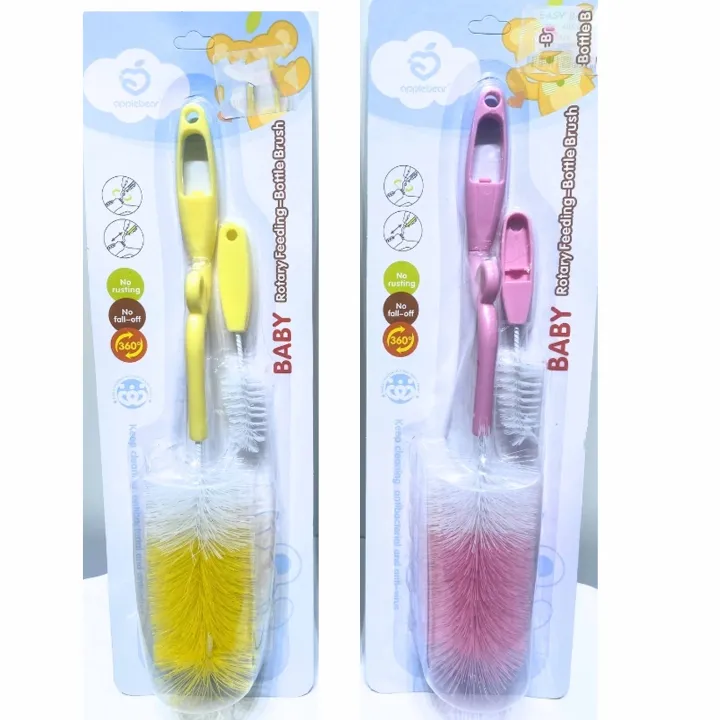 APPLEBEAR BOTTLE BRUSH CARD - multicolour