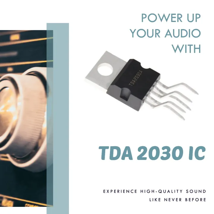 TDA2030A TDA2030 TDA 2030 Hi-Fi Power Amplifier Short Circuit Protection integrated circuit (IC) , AB,18W,5-Pin