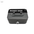 Cash Box with Lock Keepsake Metal Handle Money Box Portable Holder Storage Box Small Lockable Coin. 