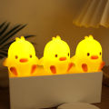 Cartoon Duck Night Light Built-in Battery Cute Night Lamp Little Yellow Duck Night Light Children's Cartoon Creative Gift 1Pcs. 