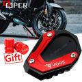 Motorcycle Accessories Side Stand Kickstand Enlarge Pad For Loncin Voge 300ds 300 Ac Rr R 300 Ds Valve Caps 300rr 300r 300ac. 