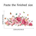 D400 High Quality Radium Large size creative colored flower home decoration decor decals for boys girls bedroom kitchen livingroom kids baby tv room without radium stars window poster mural water proof and removable birthday gift nursery wall stickers. 