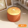 Small Sand Shoes Changing Low Stool Soft Seats Children Stool round Stool Short Hair Stool Stool Household Coffee Table Stool Living Room Bench 〕. 
