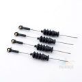 1pcs Rc Model Boat Push Rod Kit Include M2 Rod End Rubber Bellows Box Sealsm2 Pull Rod For Servo Push Rod Seal To Rudder. 