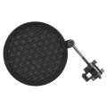 8cm Double Layer Studio Microphone Wind ShieldAdjustableFilter+Mount. 