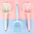 Cat Faced Plastic Large Cat Litter Scoop Pet Care Sand Waste Scooper Shovel Hollow Cleaning Tool Hollow Style Lightweight Durable Cat Shovel. 