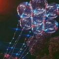 Led Helium Balloons, BOBO LED Light Up Balloon With 3M Led String Lights For Birthday Wedding Balloons Christmas Party Balloons Decorative Light Balloon 18". 