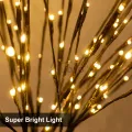 Auoyo LED Artificial Plants String Light Powered Fairy Lights Super Bright For Christmas, Decorations and other events Home Decoration. 