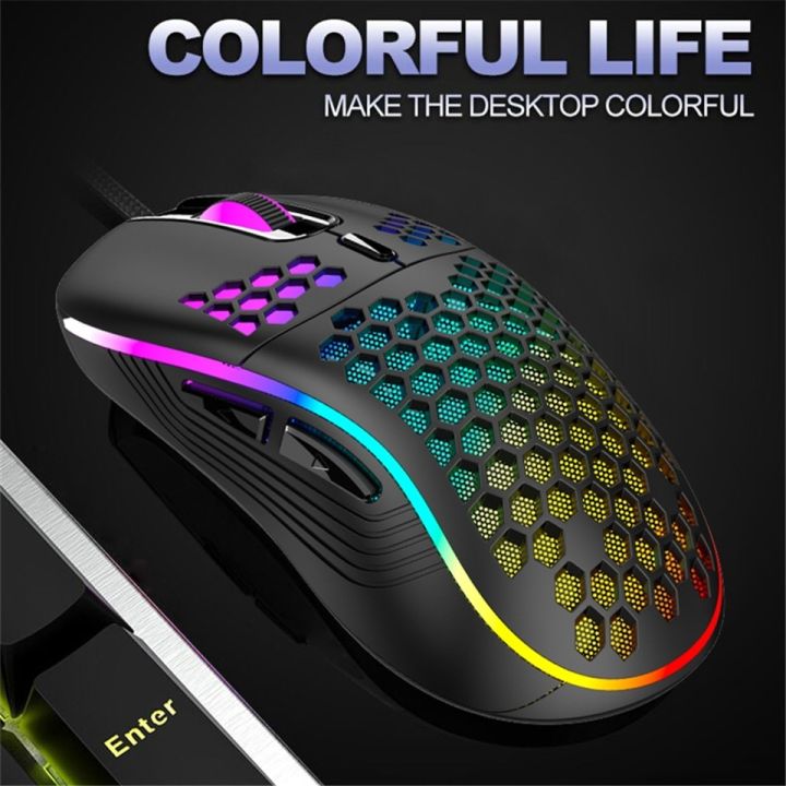 USB%20Wired%20Gaming%20Mouse%20RGB%20Backlit%20with%206%20Buttons%207200DPI%20Honeycomb%20Mouse%20for%20Laptop%20Computer%20-%20Image%203