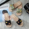 Slippers for Women in Summer2023New Fashion Korean Style Home Non-Slip Girls Indoor Bath Students Shower Soft Bottom. 