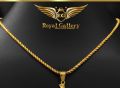 Gold Plated Rope Chain with Ancor Pendant With Free Gift Box. 