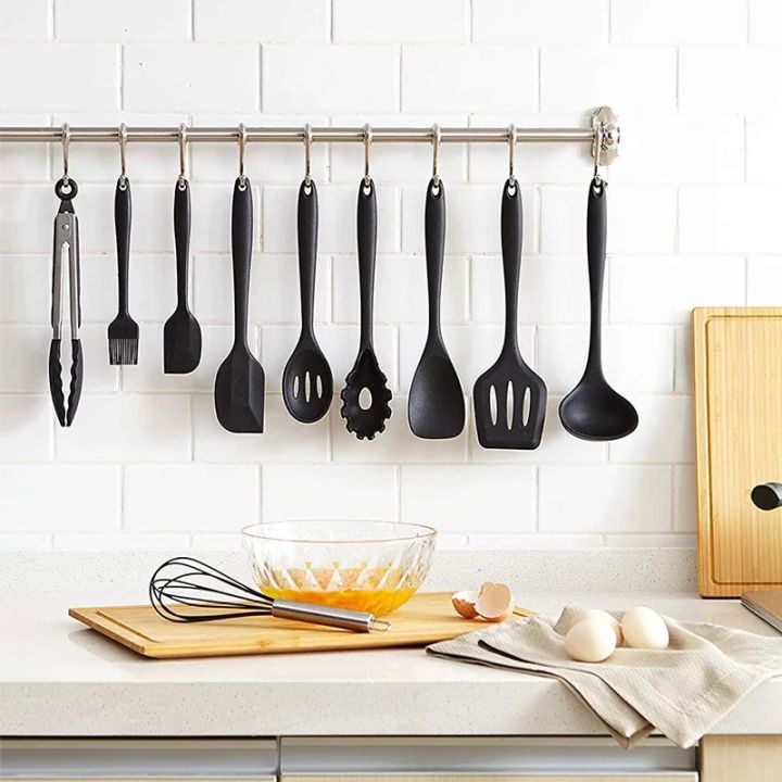 10Pcs%20Kitchen%20Cookware%20Set%20Nonstick%20Silicone%20Spatula%20Spoon%20Oil%20Brush%20BBQ%20Clip%20Heat%20Resistant%20Kitchen%20Utensils%20DIY%20Baking%20Tools%20-%20Image%205