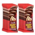 LuvIt Dairy Rich Fruit & Nut Chocolates Bar | Delicious | Rich | Smooth | Multipack | Pack of 12-39gm Each (FROM INDIA) SAB. 