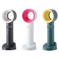Portable Bladeless Fan Handheld Desktop Mini Air Cooler No Leaf Ultra-quiet Fans Cooling USB Rechargeabe for Travel Outdoor. 