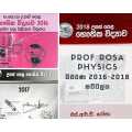 A/L Physics Vivarana 2016-2018 Prof Rosa- Bahuwarana Vivarana - Three book bundle. 