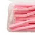 40Pcs L-Type 0.6MM Orthodontic Toothbrush Interdental Brushing Brush Clearance Brush Cleaner. 