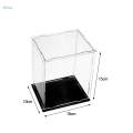 Clear Acrylic Display Case Protection Showcase Dustproof Collection Acrylic Cube Countertop Cube for Model Cars Souvenirs Collectibles Dolls. 