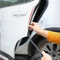 【White 10M】 Anti-collision Auto Door Seal Strip Sound Car Door Strip Rubber Noise Insulation Weatherstrip Seal for Cars. 