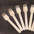 100Pcs 16cm Of Disposable Wooden Cutlery Forks Choice For Your Picnic, Office, Dinner Party, Special Events, Weddings And For Your Café, Restaurant.. 