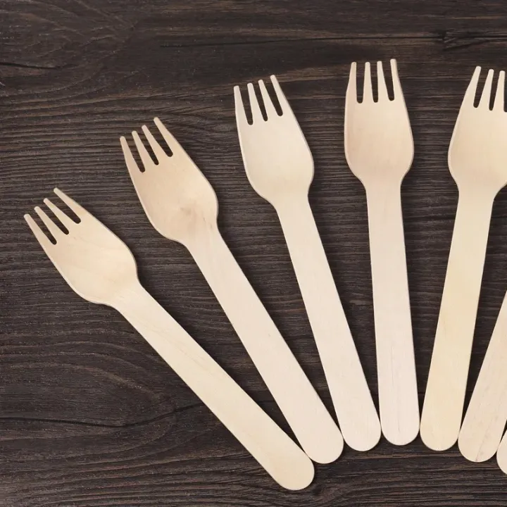 100Pcs%2016cm%20Of%20Disposable%20Wooden%20Cutlery%20Forks%20Choice%20For%20Your%20Picnic,%20Office,%20Dinner%20Party,%20Special%20Events,%20Weddings%20And%20For%20Your%20Caf%C3%A9,%20Restaurant.%20-%20Image%206