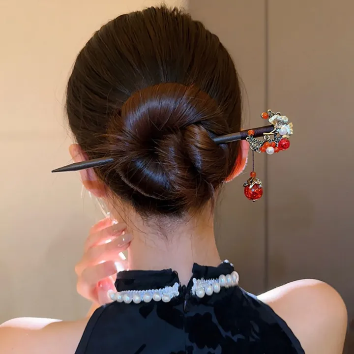 Hair%20Clip%20Accessories%20Vintage%20Retro%20Red%20Hair%20Stick%20Fashion%20Ancient%20Style%20Red%20Rose%20Fringe%20Hairpin%20Multi-purpose%20Senior%20Chinese%20Hairpin%20Headwear%20Girls%20-%20Image%206