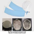 36Pc/Lot Blue Fixed Double Tape Wig Adhesive Extended Hair Tape Waterproof for Toupee Lace Wig Film with Slitting Line. 