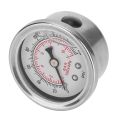 0-160 PSI/bar Car Fuel Pressure Regulator Gauge Liquid Fill Fuel/Oil Meter. 