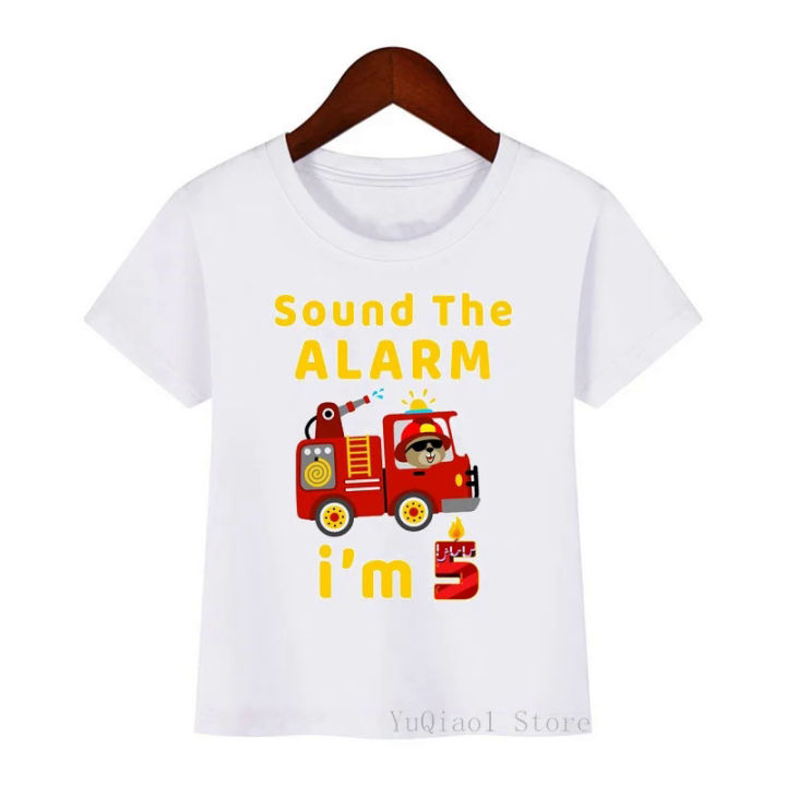 Children%20Fashion%20Fire%20Engine/%20Fire%20Truck%20Print%20Tshirt%201-8%20Year%20Baby%20Boy's%20White%20Short%20Sleeve%20T%20Shirt%20Summer%20Birthday%20Party%20Gift%20-%20Image%204