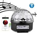 Bluetooth led DJ Disco Light Sound Control Stage Lights RGB Magic Crystal Ball Lamp Projector effect Lamp Light Christmas Party. 