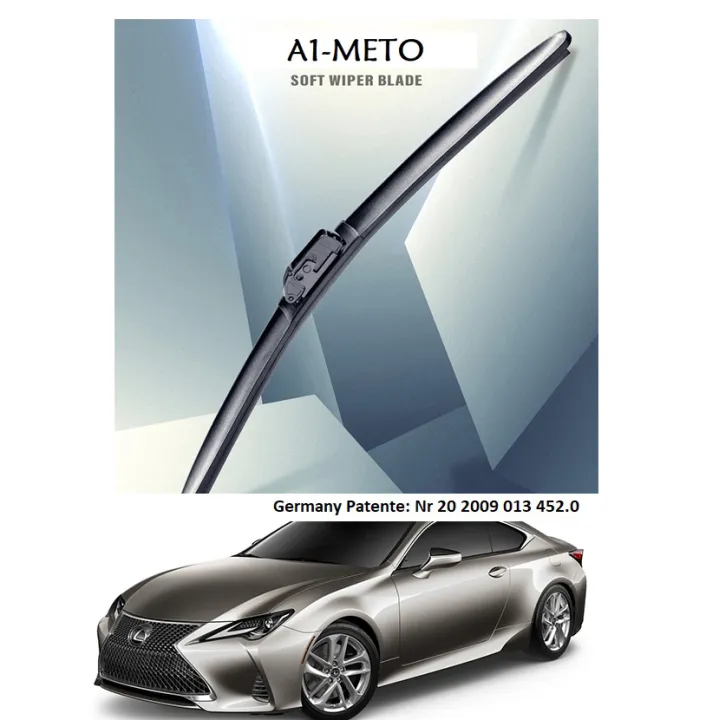 LEXUS RC SERIES WIPER BLADE, ORIGINAL METO SOFT FRONT PAIR (2PCS)